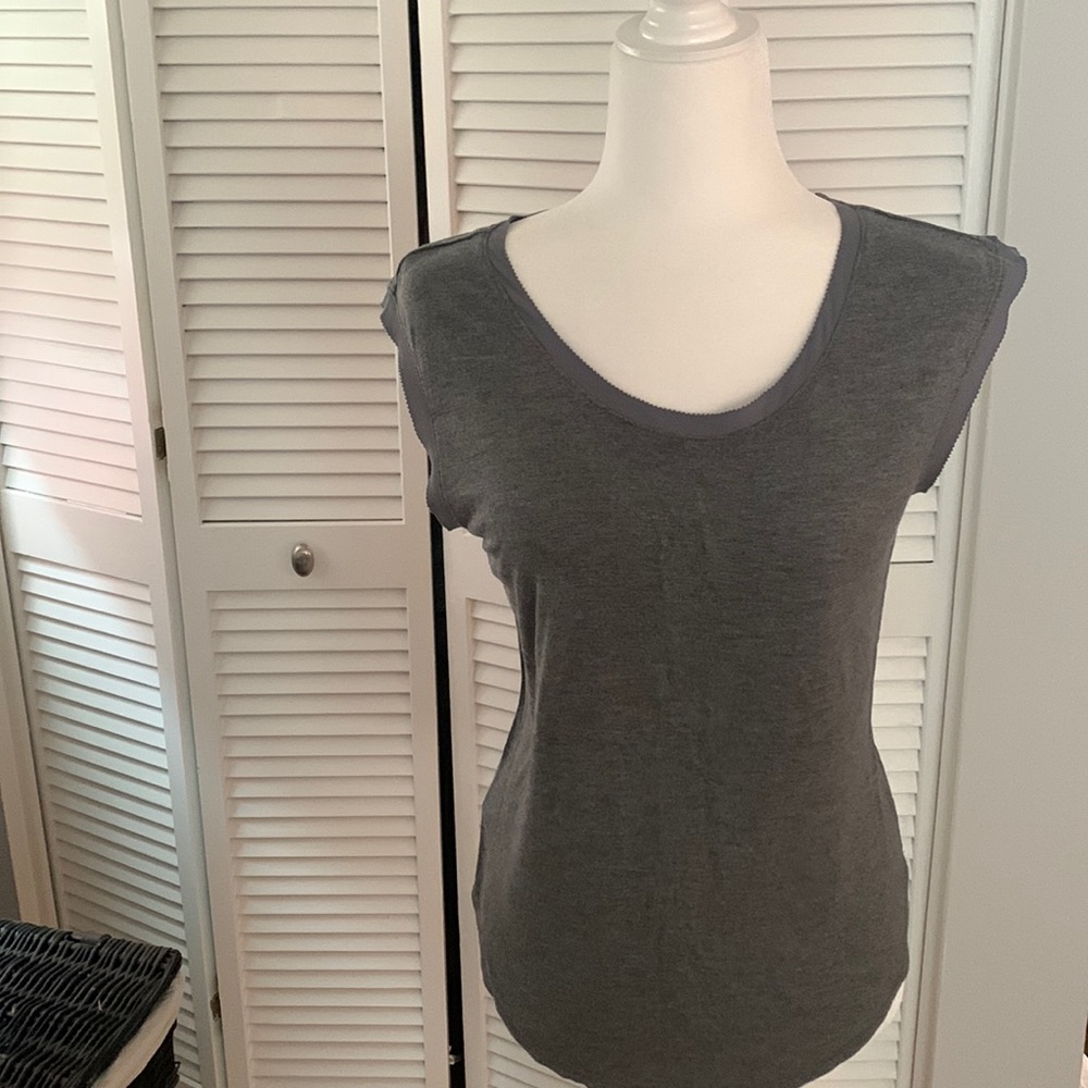 Loft grey sleeveless top